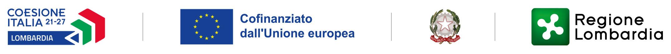 Coesione Italia 21-27 Lombardia – Cofinanziato dall'Unione europea – Repubblica Italiana – Regione Lombardia